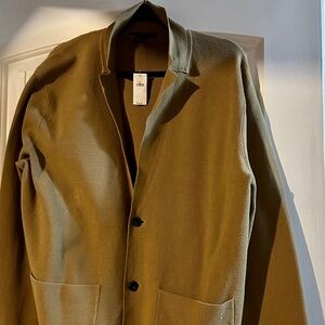 NWT Banana Republic Waffle Knit Blazer Large